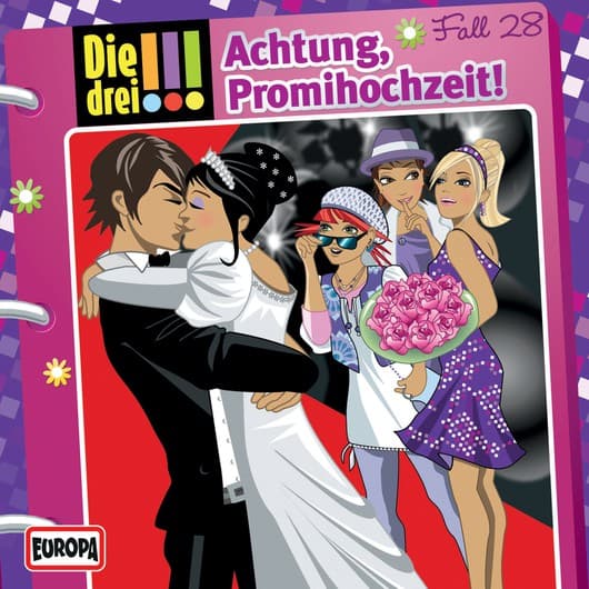 Tonie-Figur Achtung, Promihochzeit! aus der Serie Die drei !!!