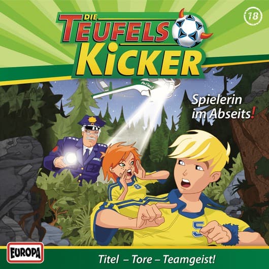 Tonie-Figur Spielerin im Abseits aus der Serie Teufelskicker