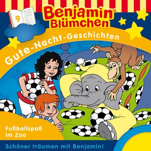 Tonie-Figur Fussballspaß im Zoo aus der Serie Benjamin Blümchen Gute-Nacht-Geschichten