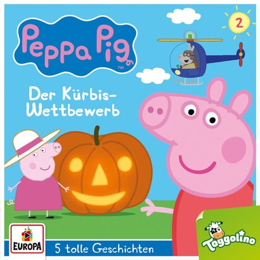 Tonie-Figur Der Kürbis-Wettbewerb (und 4 weitere Geschichten) aus der Serie Peppa Pig