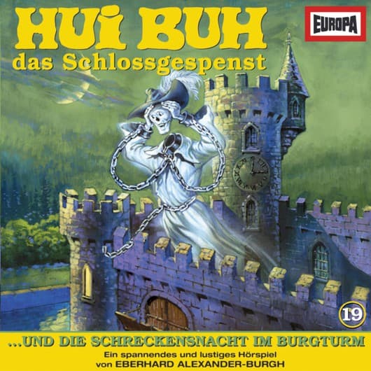 Tonie-Figur Hui Buh und die Schreckensnacht im Burgturm aus der Serie Hui Buh, das Schlossgespenst