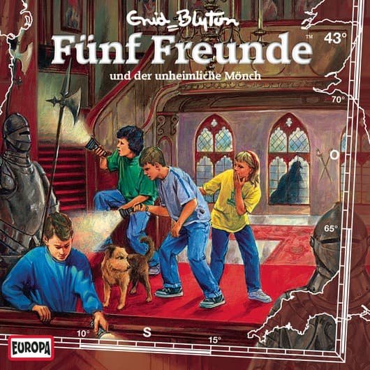 Tonie-Figur und der unheimliche Mönch aus der Serie Fünf Freunde