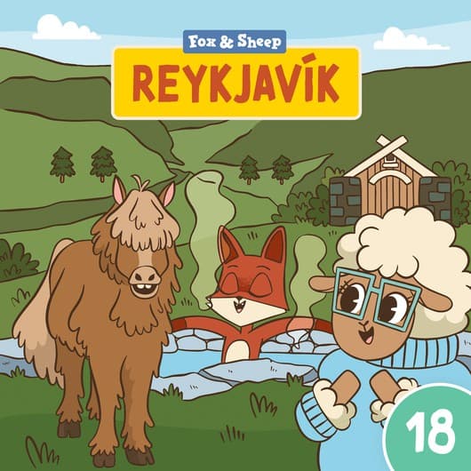 Tonie-Figur Reykjavík aus der Serie Rund um die Welt mit Fuchs und Schaf