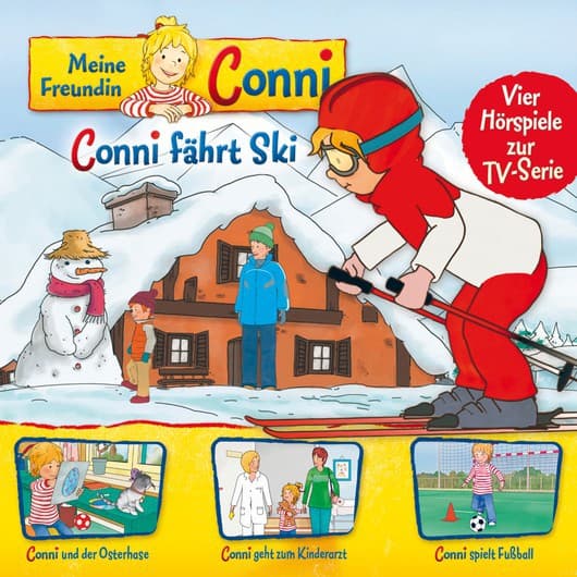 Tonie-Figur Conni fährt Ski / Conni und der Osterhase / Conni geht zum Kinderarzt / Conni spielt Fußball (Vier Hörspiele zur TV-Serie) aus der Serie Meine Freundin Conni