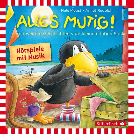 Tonie-Figur Alles mutig!, Alles für dich!, Alles getröstet! aus der Serie Der kleine Rabe Socke