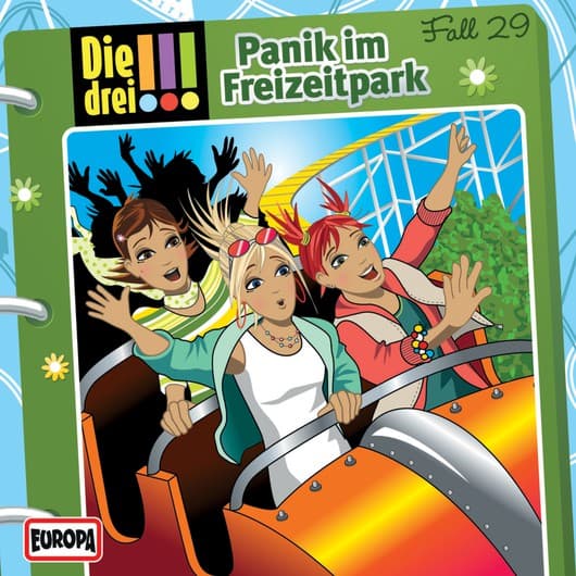 Tonie-Figur Panik im Freizeitpark aus der Serie Die drei !!!