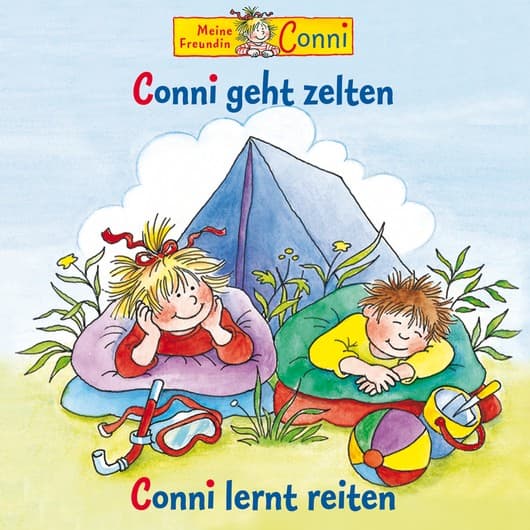 Tonie-Figur Conni geht zelten / Conni lernt reiten aus der Serie Conni