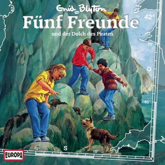 Tonie-Figur und der Dolch des Piraten aus der Serie Fünf Freunde