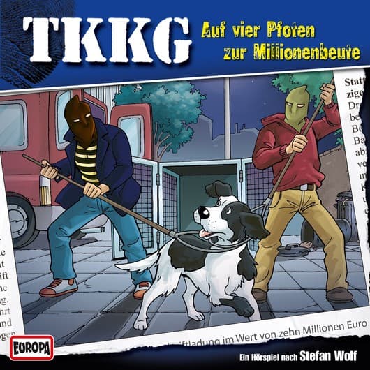 Tonie-Figur Auf vier Pfoten zur Millionenbeute aus der Serie TKKG