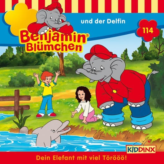 Tonie-Figur und der Delfin aus der Serie Benjamin Blümchen