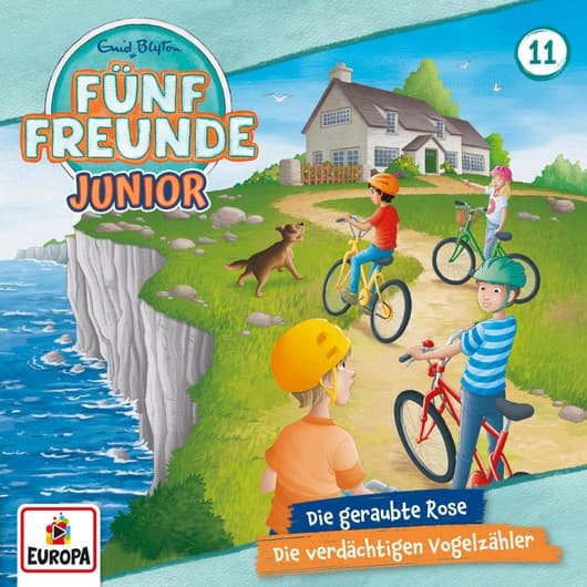 Tonie-Figur Folge 11: Die geraubte Rose/Die verdächtigen Vogelzähler aus der Serie Fünf Freunde Junior