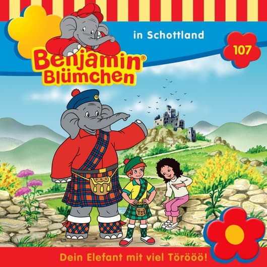 Tonie-Figur in Schottland aus der Serie Benjamin Blümchen