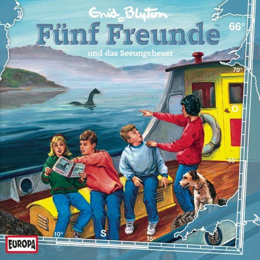 Tonie-Figur und das Seeungeheuer aus der Serie Fünf Freunde