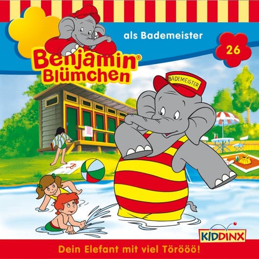 Tonie-Figur als Bademeister aus der Serie Benjamin Blümchen