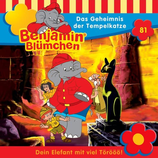 Tonie-Figur Das Geheimnis der Tempelkatze aus der Serie Benjamin Blümchen