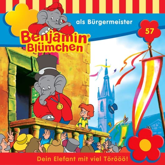 Tonie-Figur als Bürgermeister aus der Serie Benjamin Blümchen