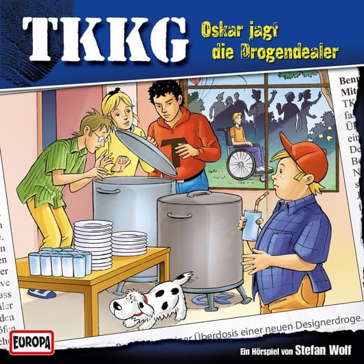 Tonie-Figur Oskar jagt die Drogendealer aus der Serie TKKG