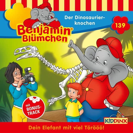 Tonie-Figur Der Dinosaurierknochen aus der Serie Benjamin Blümchen