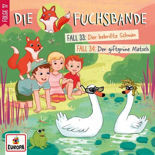 Tonie-Figur Fall 33: Der bebrillte Schwan / Fall 34: Der giftgrüne Matsch aus der Serie Die Fuchsbande