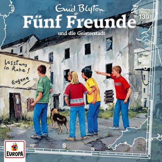 Tonie-Figur und die Geisterstadt aus der Serie Fünf Freunde
