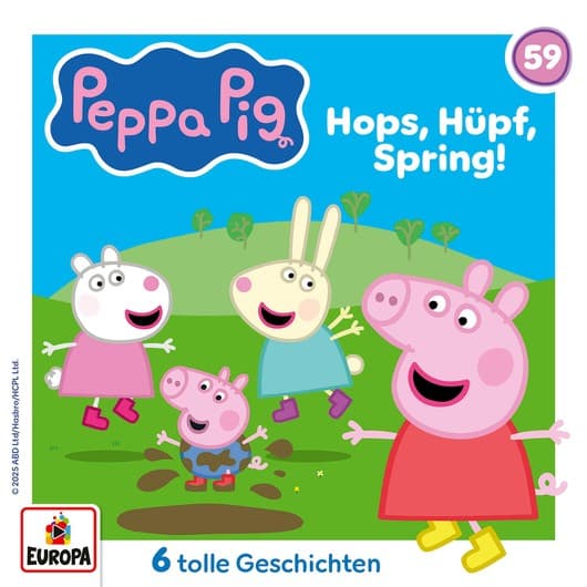 Tonie-Figur Folge 59: Hops, Hüpf, Spring! aus der Serie Peppa Pig
