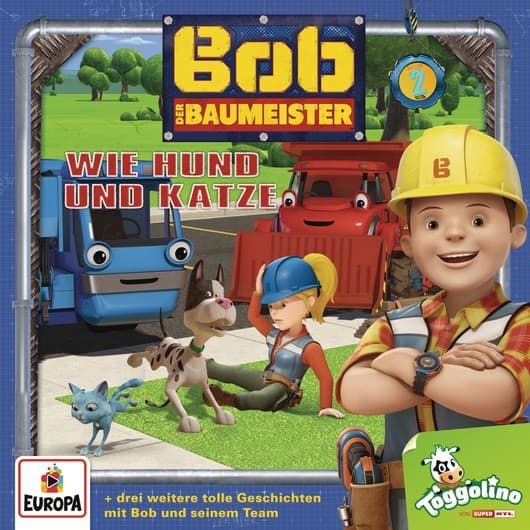Tonie-Figur Wie Hund und Katze aus der Serie Bob der Baumeister