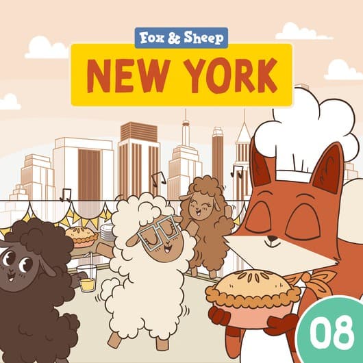 Tonie-Figur New York aus der Serie Rund um die Welt mit Fuchs und Schaf