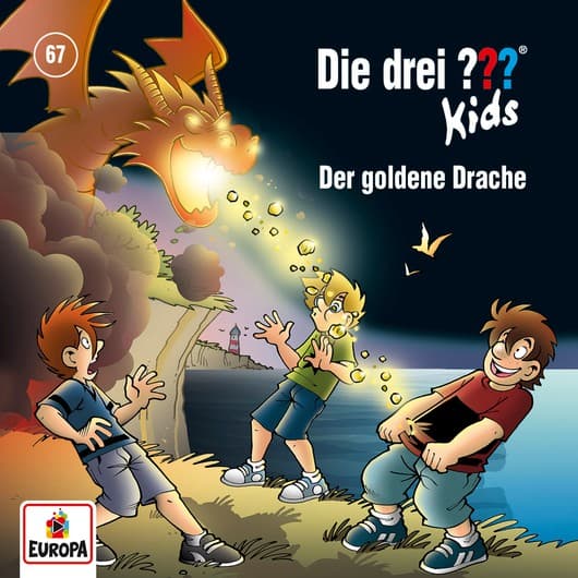 Tonie-Figur Der goldene Drache aus der Serie Die drei ??? Kids