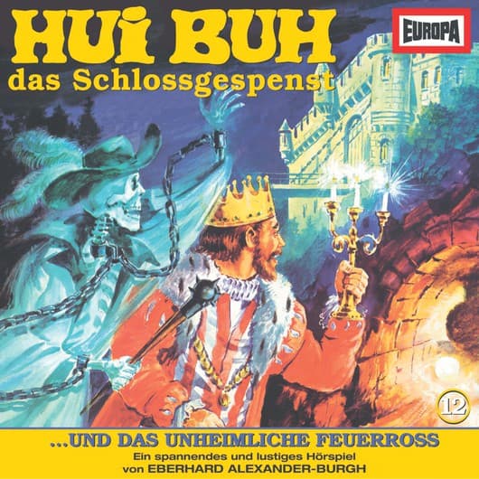 Tonie-Figur Hui Buh und das unheimliche Feuerross aus der Serie Hui Buh, das Schlossgespenst