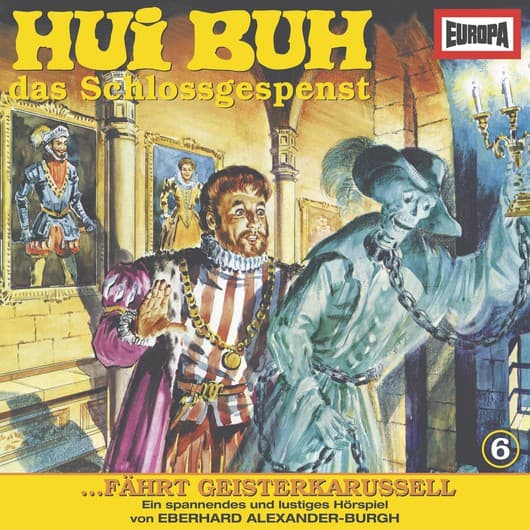 Tonie-Figur Hui Buh fährt Geisterkarussell aus der Serie Hui Buh, das Schlossgespenst