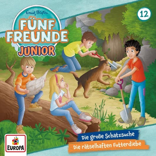 Tonie-Figur Folge 12: Die große Schatzsuche/Die rätselhaften Futterdiebe aus der Serie Fünf Freunde Junior