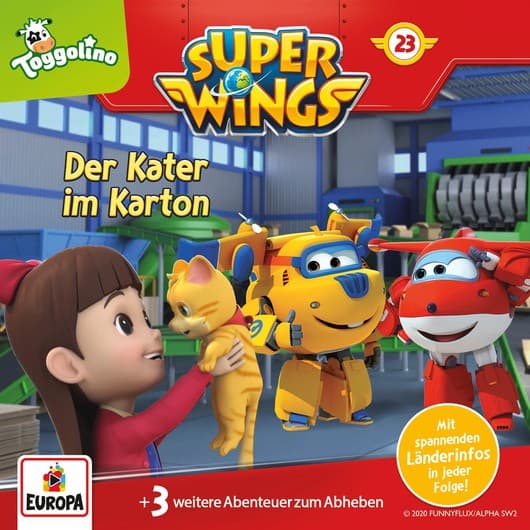 Tonie-Figur Der Kater im Karton aus der Serie Super Wings