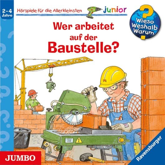 Tonie-Figur Wer arbeitet auf der Baustelle? aus der Serie Wieso? Weshalb? Warum? junior