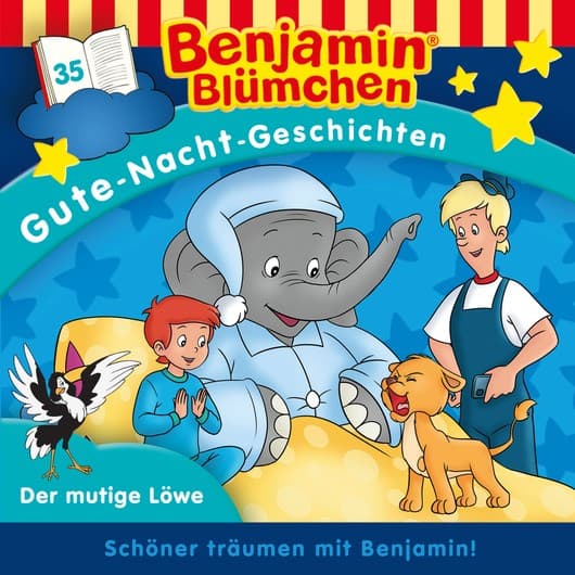 Tonie-Figur Benjamin Blümchen, Gute-Nacht-Geschichten, Folge 35: Der mutige Löwe aus der Serie Benjamin Blümchen