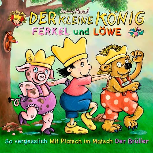 Tonie-Figur Ferkel und Löwe aus der Serie Der kleine König