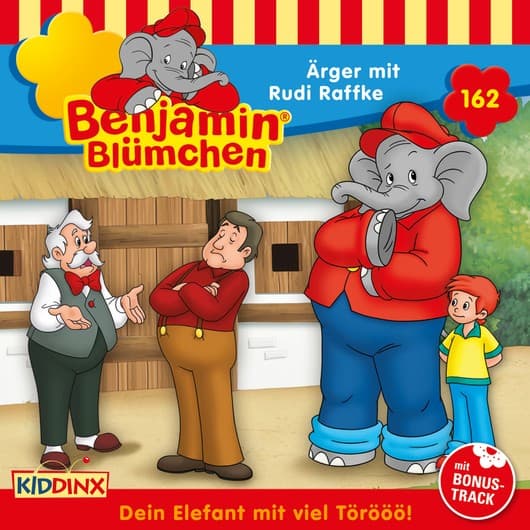 Tonie-Figur Benjamin Blümchen, Folge 162: Ärger mit Rudi Raffke aus der Serie Benjamin Blümchen