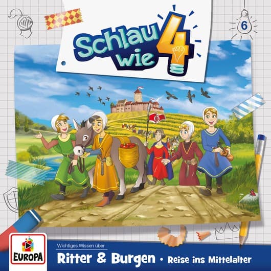 Tonie-Figur Ritter und Burgen. Reise ins Mittelalter aus der Serie Schlau wie Vier