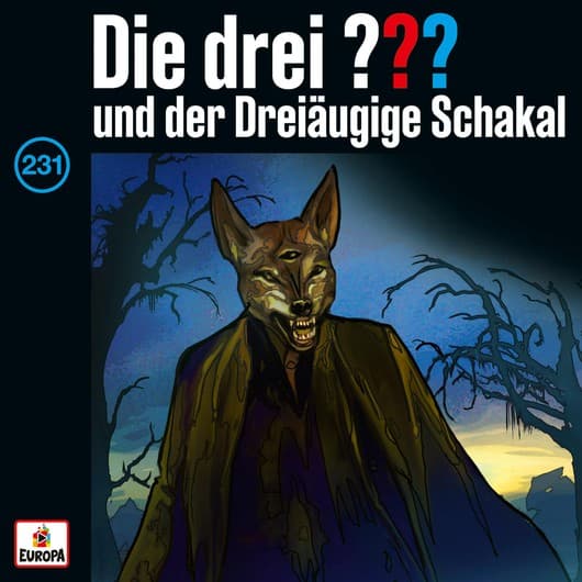 Tonie-Figur und der Dreiäugige Schakal aus der Serie Die drei ???