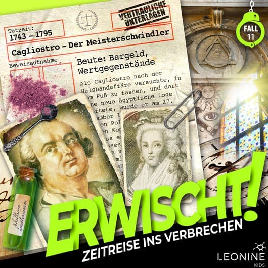 Tonie-Figur Folge 11: Cagliostro - Der Meisterschwindler aus der Serie Erwischt! Zeitreise ins Verbrechen