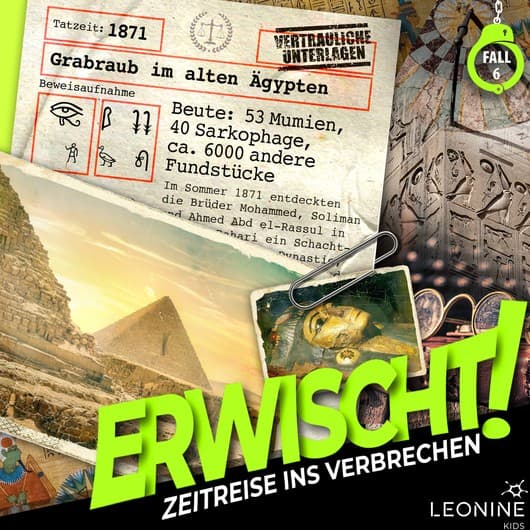 Tonie-Figur Folge 06: Grabraub im alten Ägypten aus der Serie Erwischt! Zeitreise ins Verbrechen