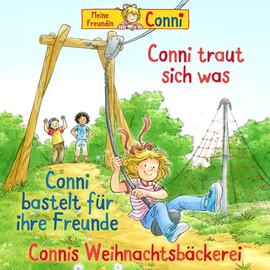 Tonie-Figur Conni traut sich was / Conni bastelt für ihre Freunde / Connis Weihnachtsbäckerei aus der Serie Conni