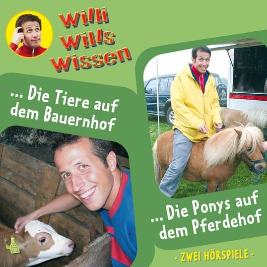 Tonie-Figur Die Tiere auf dem Bauernhof / Die Ponys auf dem Pferdehof aus der Serie Willi wills wissen