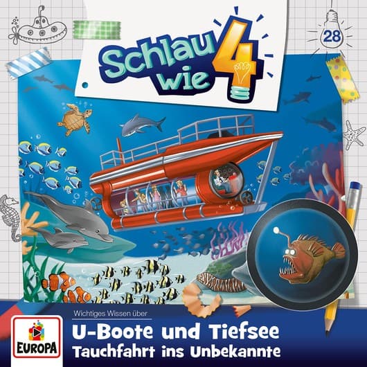 Tonie-Figur Folge 28: U-Boote und Tiefsee. Tauchfahrt ins Ungewisse aus der Serie Schlau wie Vier