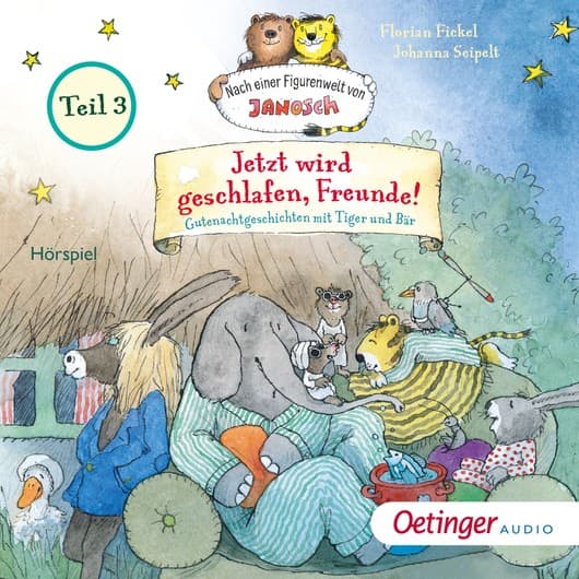Tonie-Figur Jetzt wird geschlafen, Freunde! Gutenachtgeschichten mit Tiger und Bär. Teil 3 aus der Serie Janosch