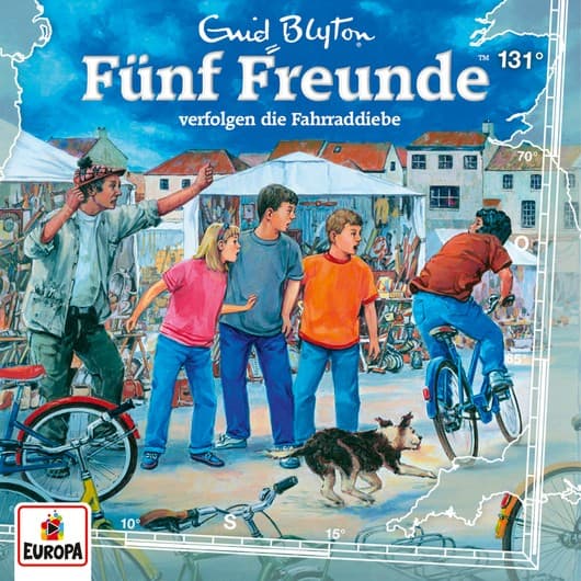 Tonie-Figur verfolgen die Fahrraddiebe aus der Serie Fünf Freunde