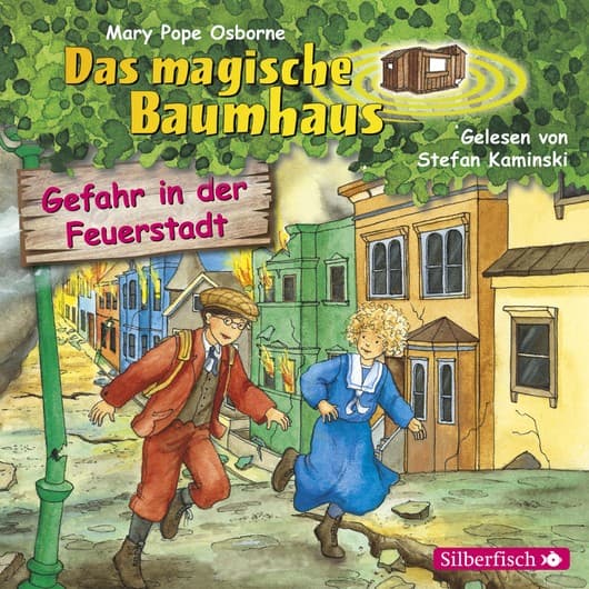 Tonie-Figur Gefahr in der Feuerstadt aus der Serie Das magische Baumhaus