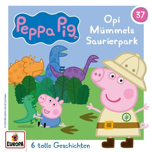 Tonie-Figur Folge 37: Opi Mümmels Saurierpark aus der Serie Peppa Pig