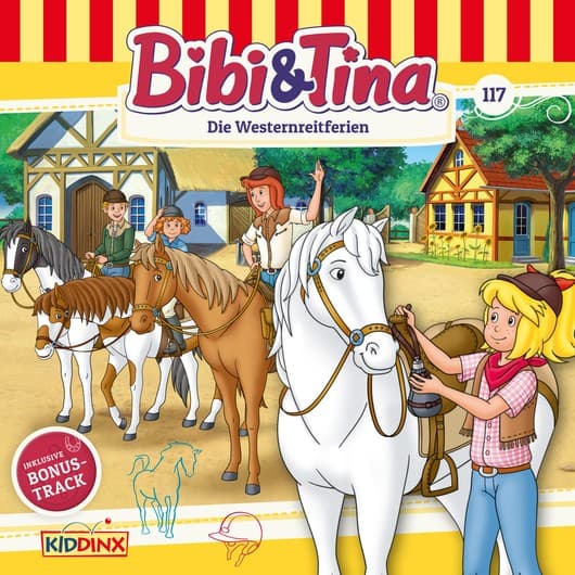 Tonie-Figur Bibi & Tina, Folge 117: Die Westernreitferien aus der Serie Bibi & Tina