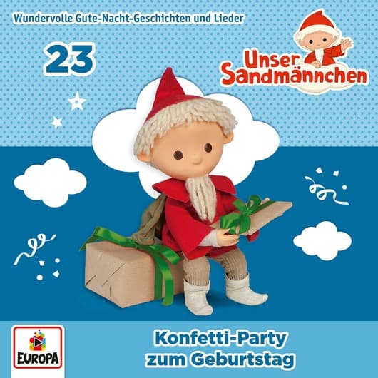 Tonie-Figur Konfetti-Party zum Geburtstag aus der Serie Unser Sandmännchen