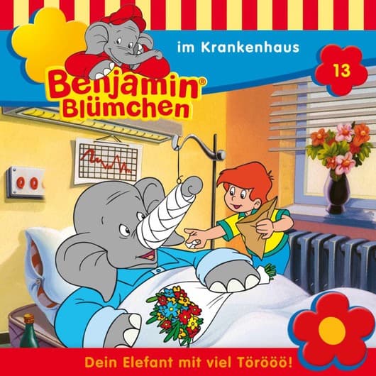 Tonie-Figur Benjamin Blümchen, Folge 13: Benjamin im Krankenhaus aus der Serie Benjamin Blümchen